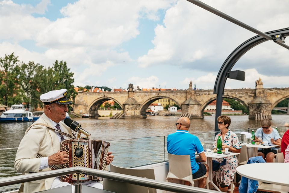 Prague: Vltava River Lunch Cruise in an Open-Top Glass Boat - Frequently Asked Questions