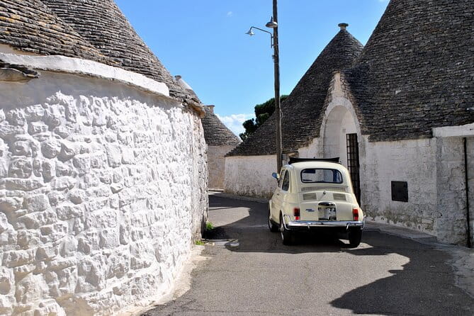Private and Guided Tour with Vintage Fiat in Ostuni and Cisternino - Key points / Takeaways