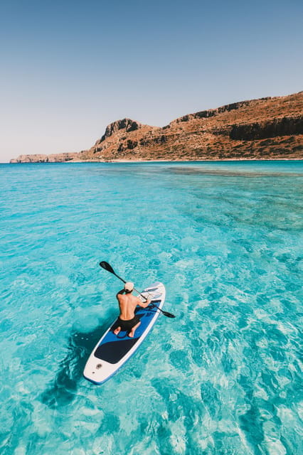 Private Balos & Gramvousa Luxury Catamaran Cruise with Meals - First Leg: From Kissamos to Balos Lagoon