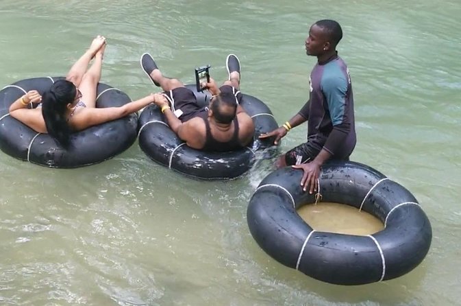 Private Blue Hole Secret Falls & River Tubing With Transportation - Meeting and Pickup