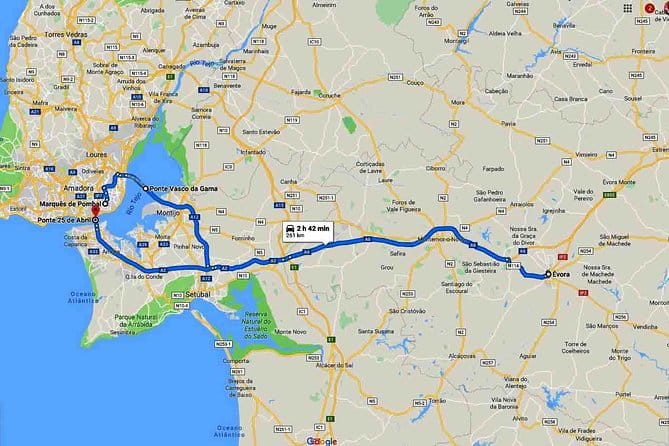 Private day trip to Evora from Lisbon - FAQs