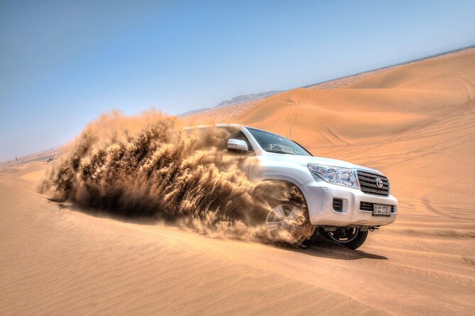 Private Desert Excursion With Camel Ride Sandboard & BBQ Dinner - Dune Bashing Adventure