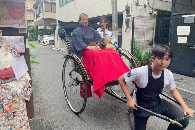 Private Experience Wear a Kimono With Rickshaw Ride in Asakusa - Exploring Asakusa in Style
