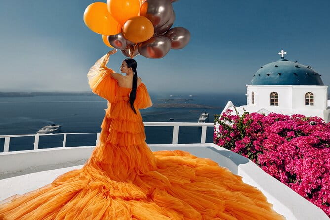 Private Flying Dress Photoshoot in Santorini - What Makes the Flying Dress Photoshoot Special?