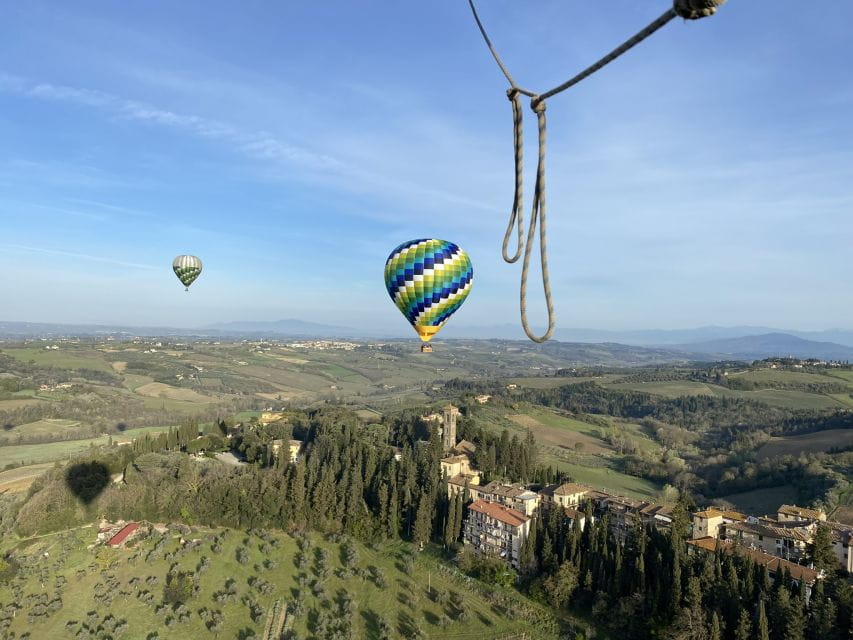 Private Hot Air Balloon, Pienza, Montalcino, Val Dorcia - Key Points