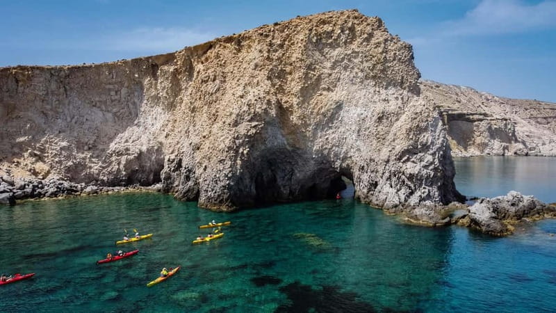 Private Kayaking Tour to the secrets of Milos - The Itinerary in Detail