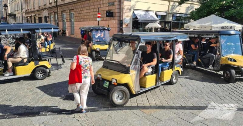 Private Krakow Old Town golf cart tour with audio-guide - FAQ