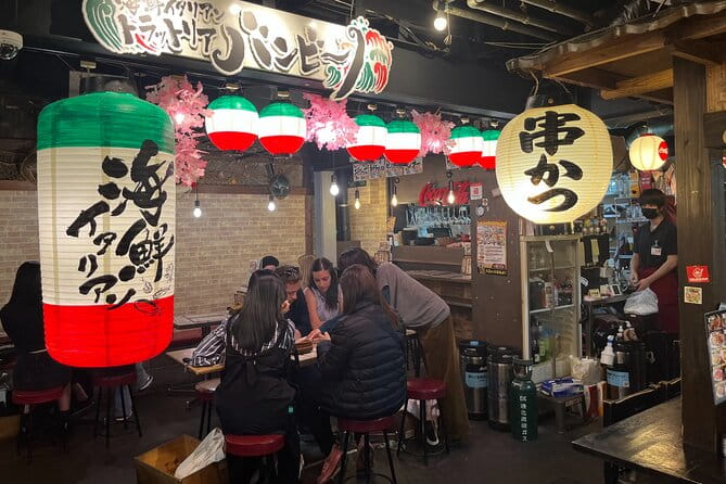 Private Osaka Food and Bar in Namba With 3 Drinks and Dishes - Booking Information