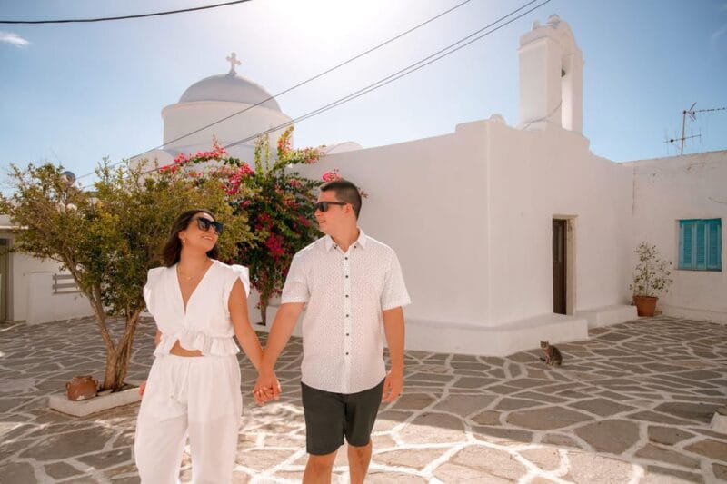 Private Professional Vacation Photoshoot in Paros - Who Will Love This?