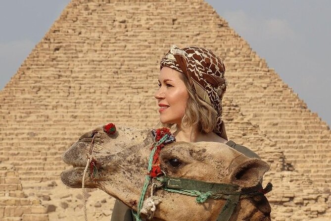 Private Pyramids and Sphinx Day-Tour Including Camel Ride - Camel Ride Experience