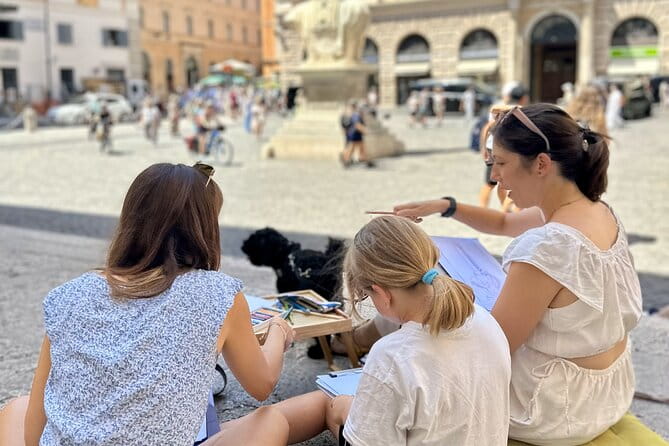 Private Scavenger Hunt Art Lab for FamiliesWith Romes Landmarks - Key points / Takeaways