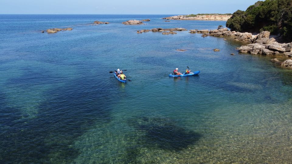 Private Sea Kayak Over Sunk City of Ancient Feia - Snorkeling Adventure