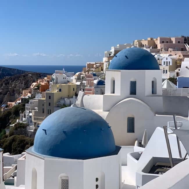 Private Sightseeing land tour and wine tasting - Entering Santorini’s Villages: A Visual Feast