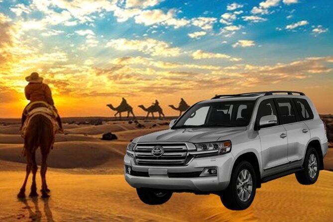 Private Sunrise Desert Safari BashingCamel RideSand BoardingInland Sea Visit. - Key Points