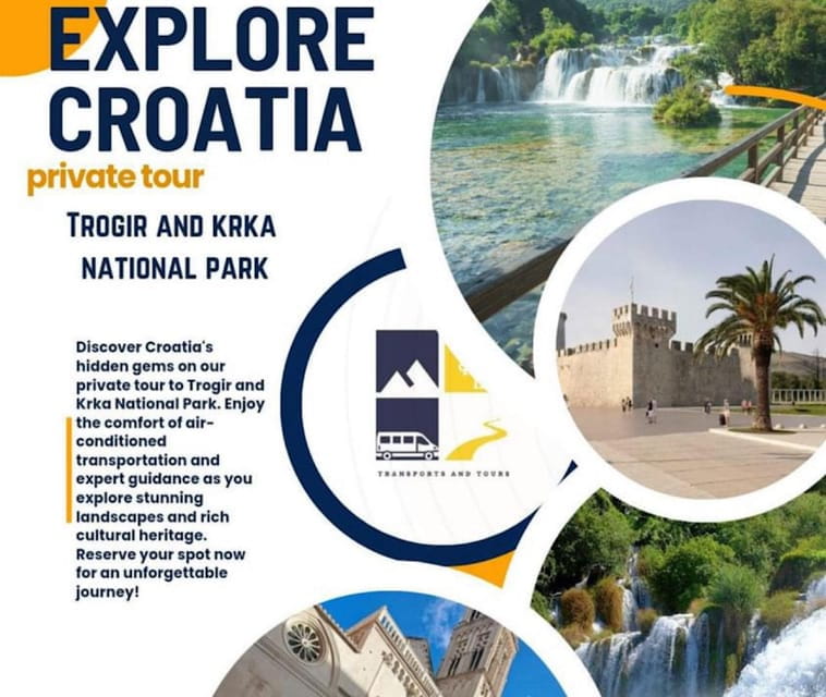 Private tour from Split area: Trogir and Krka National Park - Discovering Trogir: Medieval Charm and Cultural Gems