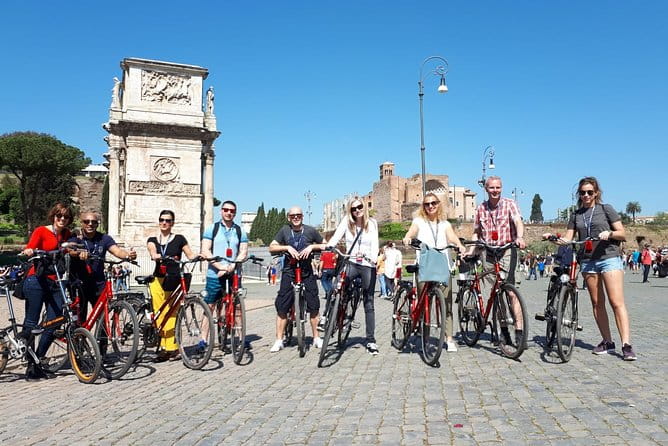 Private Tour of Rome by Bike - A Ride Around The Most Famous Places of Rome - Ancient Ruins: The Roman Forum and Trajan’s Column