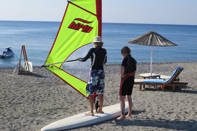Private windsurf lesson in Lardos/Rhodes - Discovering the Details of the Windurfing Experience