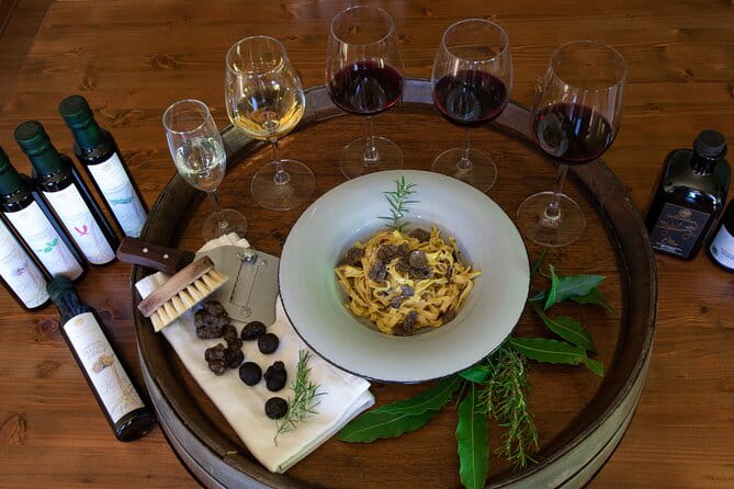 Private Wine & Evo oil tasting with Truffle Meal - Key points / Takeaways