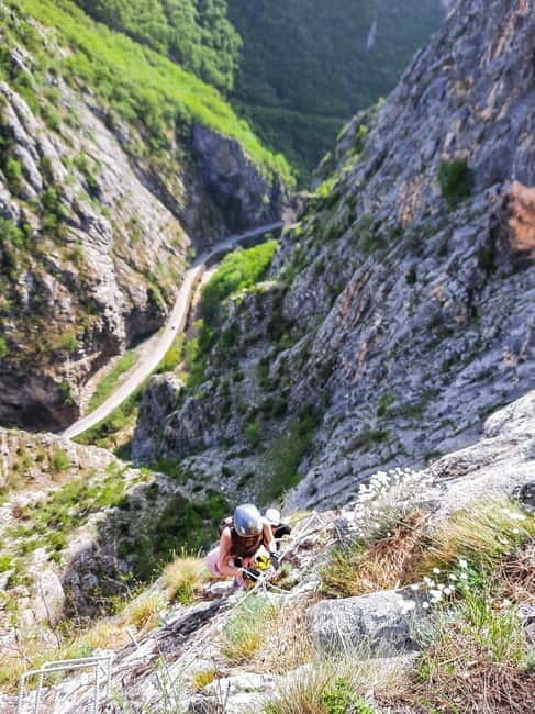 Prizren: Via Ferrata Panorama - The Route: A Mix of Climbing and Sightseeing