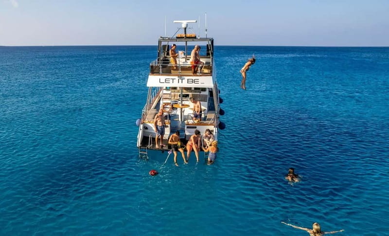 Protaras: Luxury Blue Lagoon Cruise / 3H, 2 Swim Stops - Price and Logistics