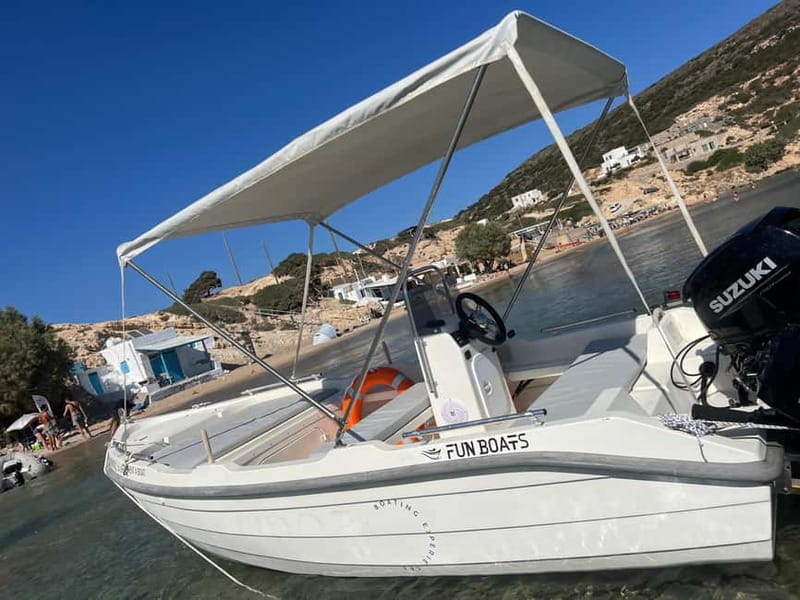 Provatas : Boat rental to Kleftiko - How the Experience Works: From Booking to the Open Sea