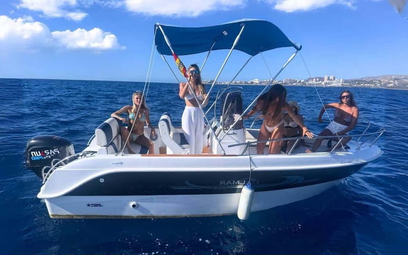 Puerto Colon: License-Free Self-Drive Boat in Tenerife - Entering The World of Tenerife’s Coastline