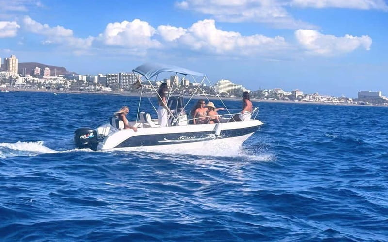 Puerto Colon: License-Free Self-Drive Boat in Tenerife - The Sum Up