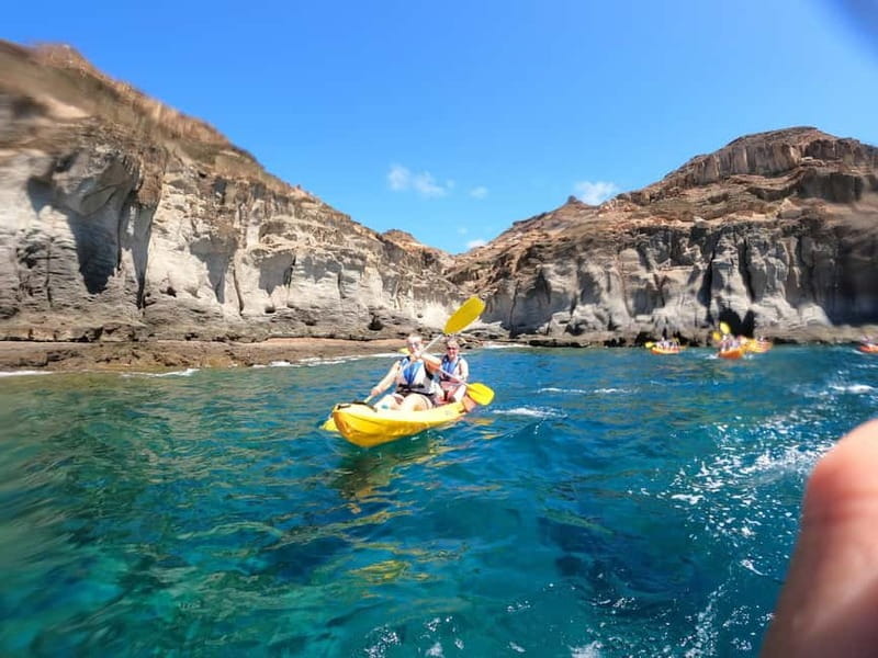 Puerto Mogán: Guided Adventure Kayak Tour in Caves & Snorkel - The Sum Up