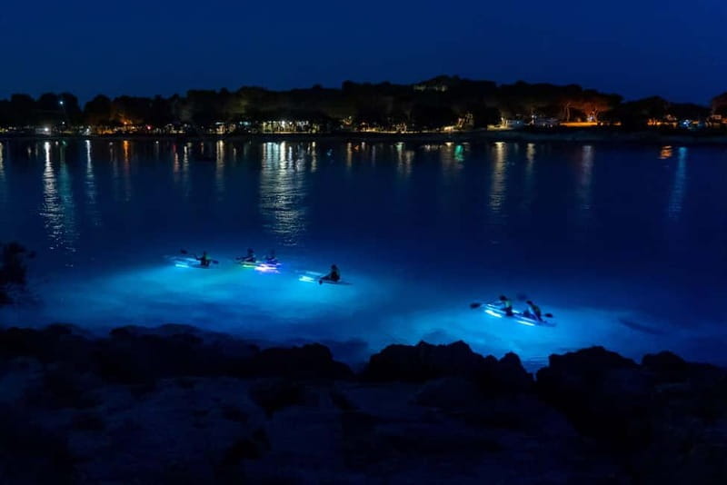 Pula: Night Kayak Tour with Glowing Kayaks - Gliding Through Pula’s Nighttime Coastline