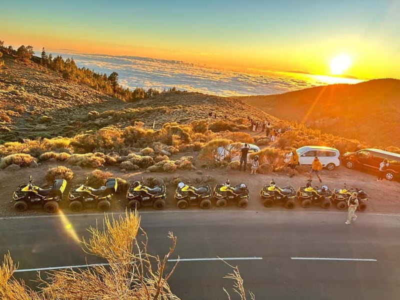 Quad biking at Teide for sunset ONLY DOUBLE QUAD - Key points / Takeaways