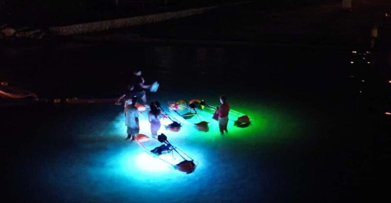 Rab: Night adventures illuminated transparent kayaks - Key points / Takeaways
