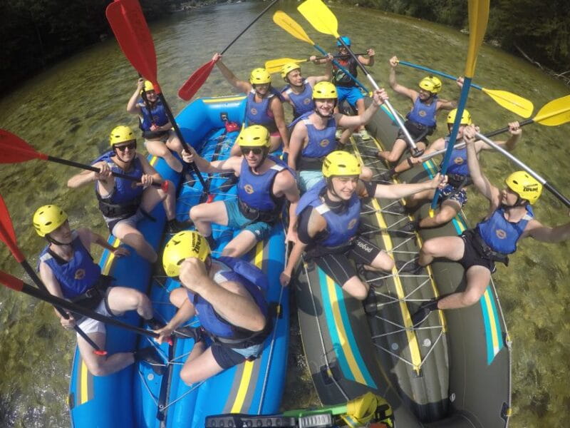 Rafting on Sava River - Starting at the Tinaraft Rafting Center
