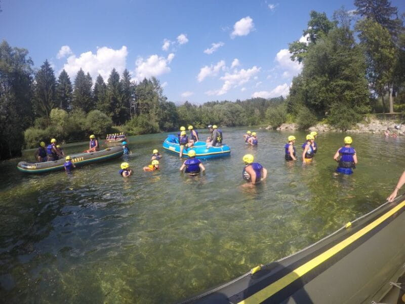 Rafting on Sava River - Swimming and Body Surfing at the Confluence