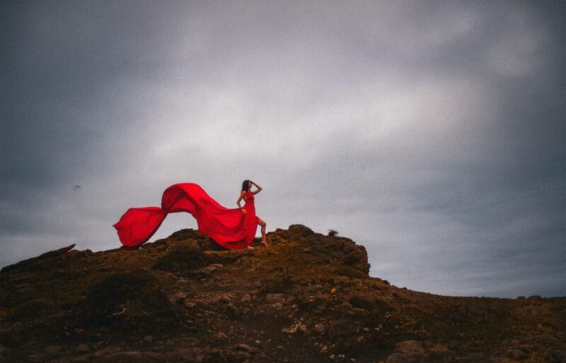 Red Flying Dress Photoshoot & Drone Video in Madeira - Key points / Takeaways