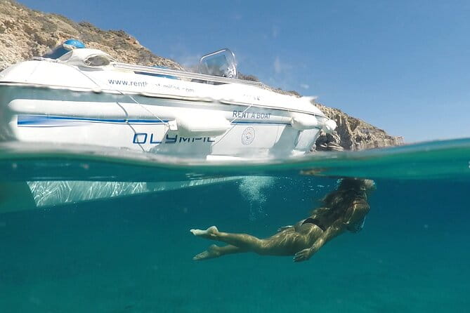 Rent a Bareboat RIB in Milos Island, Greece - Exploring Milos from the Water: A Closer Look