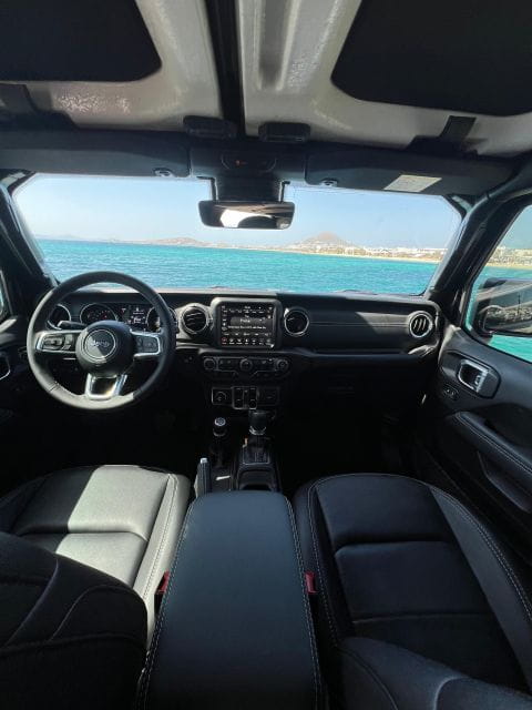 Rent Exclusive Jeep Wrangler 4x4e in Naxos - Pickup and Drop-off Services