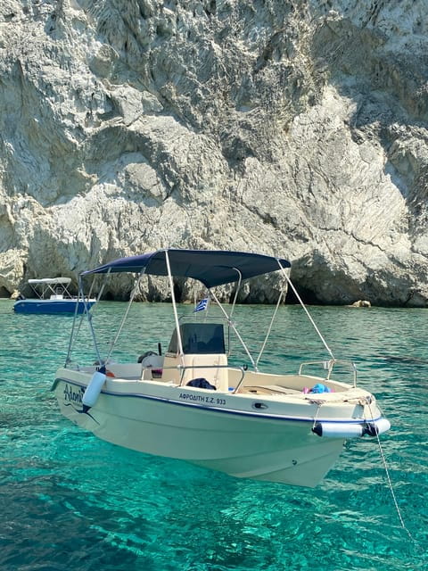 Rent your own boat with no license required - Discovering Zakynthos With Your Own Boat