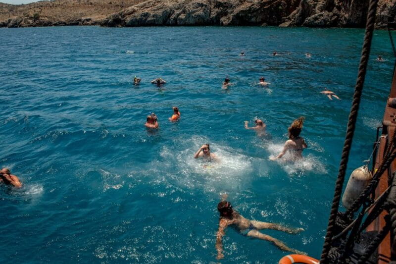Rethymno: Pirate Boat Cruise with Swimming Stops - The Swimming and Snorkeling Stop: A High Point