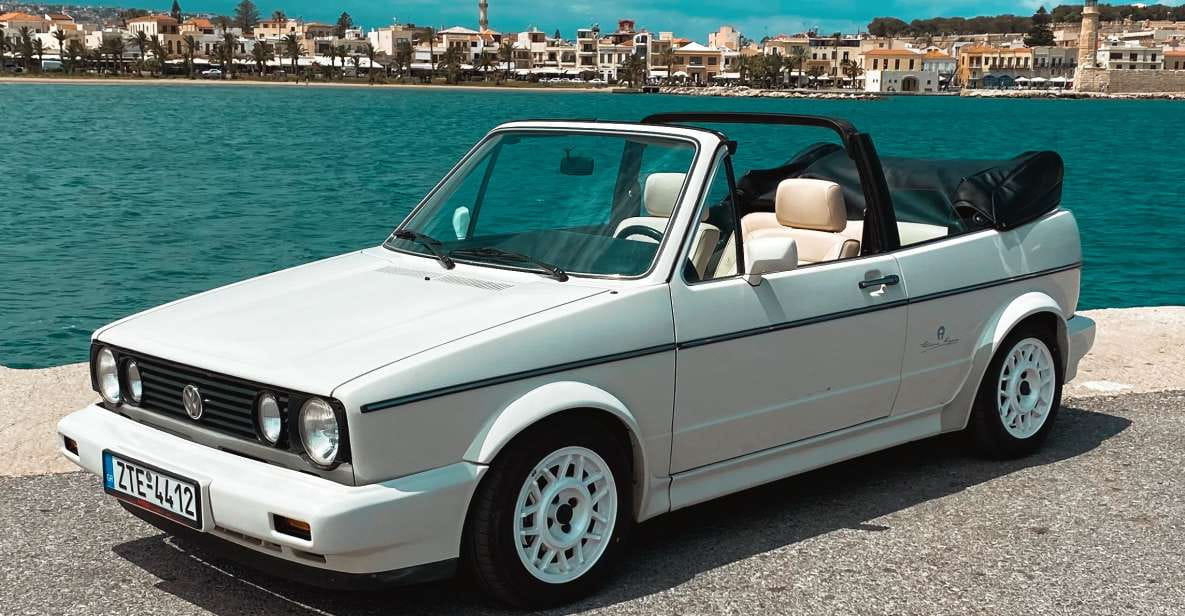 Rethymno: Ride With a Golf Gabriolet 1984 for 12 Hours - Scenic Beauty of Cretes Nature