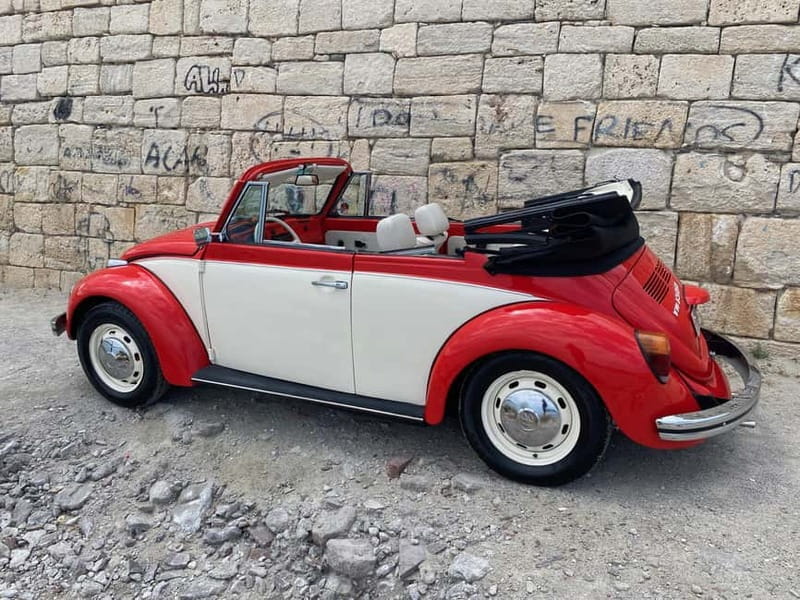 Rethymno: Ride with a VW Beetle Cabrio for 12 hours - Rethymno: Ride with a VW Beetle Cabrio for 12 Hours — An Authentic Crete Adventure