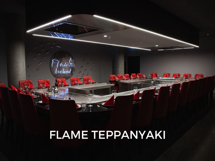 Reykjavik: 7-Course Teppanyaki Tasting Menu With Fire Show - Masterful Chefs Fire Show