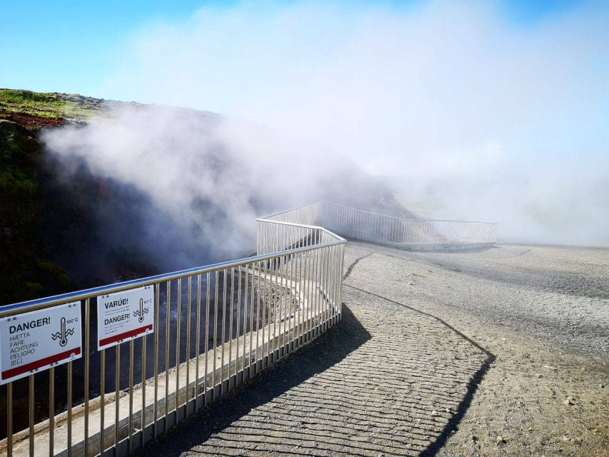 Reykjavik: Lava Cave, Hot Springs, and Waterfalls Tour - Húsafell Stop