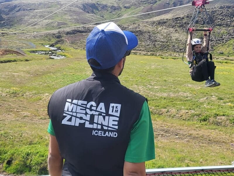 Reykjavik: Mega Zipline Adventure - The Ascent to the Platform