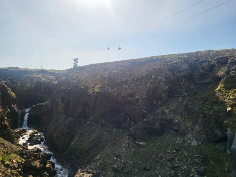 Reykjavik: Mega Zipline Adventure - The Zipline Itself: The Main Event