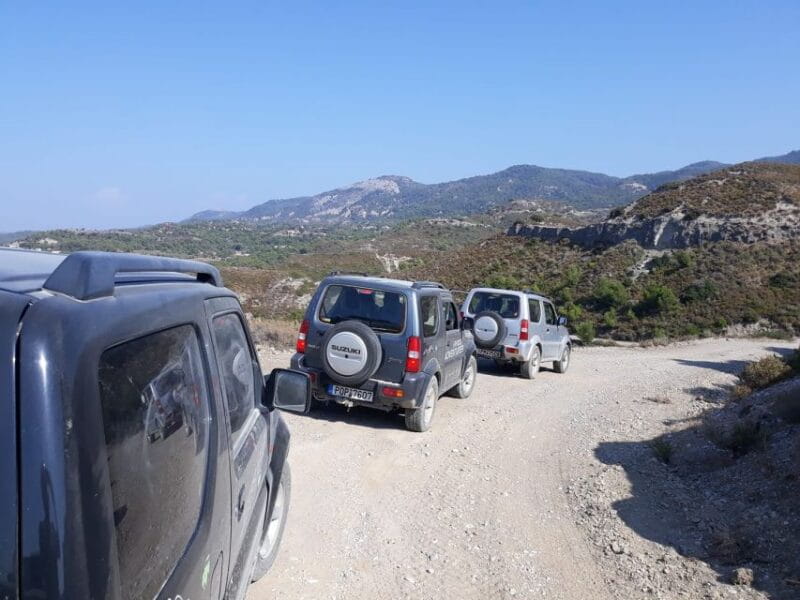 Rhodes: 4x4 Self-Drive Jeep Tour with Pickup in the North - Visiting Archipoli and Local Farm Tasting