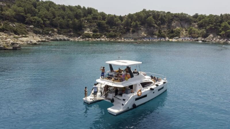 Rhodes: All-Inclusive Catamaran Cruise with Lunch and Drinks - Key points / Takeaways