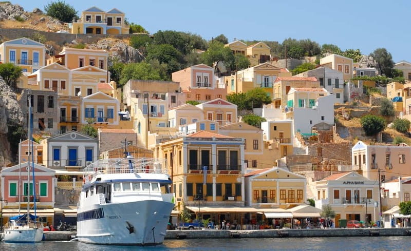 Rhodes: Boat trip to Symi island with swimming at St. George - Key Points / Takeaways