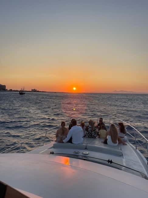 Rhodes, Greece: Sunset Yacht Cruise with Aperol Spritz - The Scenic Coastal and City Views