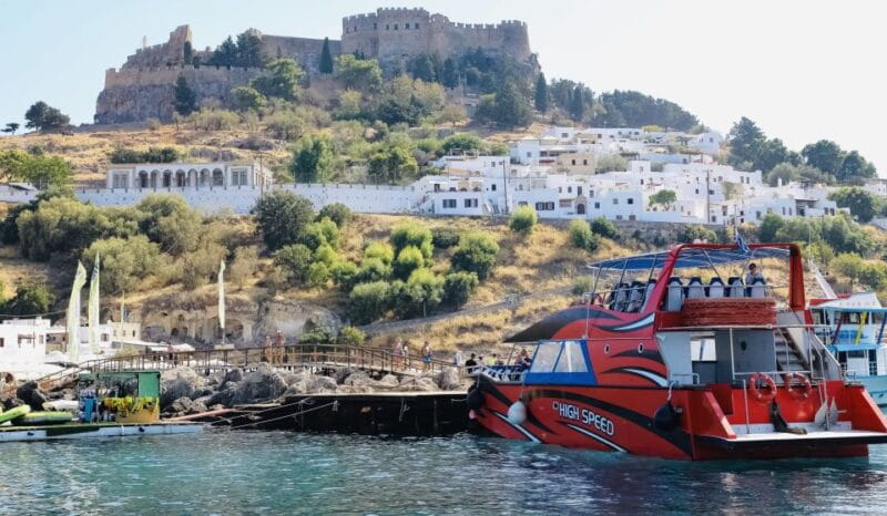 Rhodes: High Speed Boat Trip to Lindos - Key Points / Takeaways