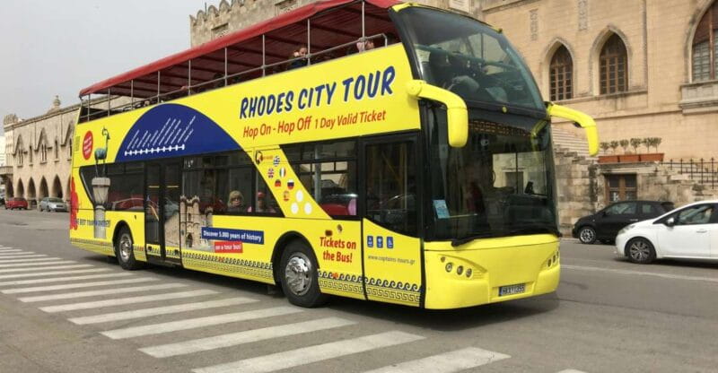 Rhodes: Hop-On Hop-Off City Tour Bus - Key points / Takeaways